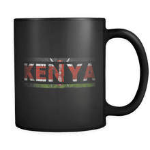 Load image into Gallery viewer, RobustCreative-Retro Vintage Flag Kenyan Kenya 11oz Black Coffee Mug ~ Both Sides Printed
