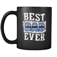 Load image into Gallery viewer, RobustCreative-Best Dad Ever Botswana Flag - Fathers Day Gifts - Family Gift Gift From Kids - 11oz Black Funny Coffee Mug Women Men Friends Gift ~ Both Sides Printed
