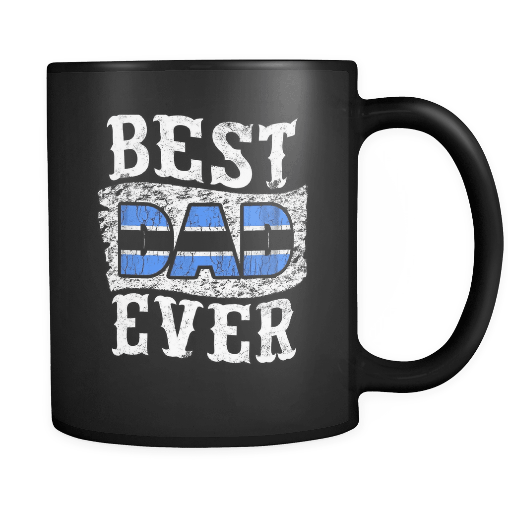 RobustCreative-Best Dad Ever Botswana Flag - Fathers Day Gifts - Family Gift Gift From Kids - 11oz Black Funny Coffee Mug Women Men Friends Gift ~ Both Sides Printed