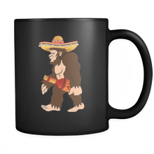 Load image into Gallery viewer, RobustCreative-Bigfoot Sasquatch Chili Sauce - Cinco De Mayo Mexican Fiesta - No Siesta Mexico Party - 11oz Black Funny Coffee Mug Women Men Friends Gift ~ Both Sides Printed
