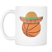 Load image into Gallery viewer, RobustCreative-Funny Basketball Mexican Sports - Cinco De Mayo Mexican Fiesta - No Siesta Mexico Party - 11oz White Funny Coffee Mug Women Men Friends Gift ~ Both Sides Printed
