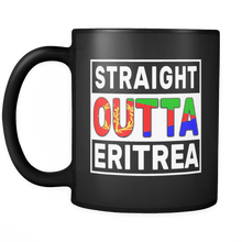 Load image into Gallery viewer, RobustCreative-Straight Outta Eritrea - Eritrean Flag 11oz Funny Black Coffee Mug - Independence Day Family Heritage - Women Men Friends Gift - Both Sides Printed (Distressed)
