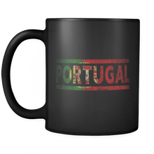 Load image into Gallery viewer, RobustCreative-Retro Vintage Flag Portuguese Portugal 11oz Black Coffee Mug ~ Both Sides Printed
