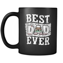 Load image into Gallery viewer, RobustCreative-California Best Dad Ever - Fathers Day Gifts - Promoted to Daddy Funny Gift From Kids - 11oz Black Funny Coffee Mug Women Men Friends Gift ~ Both Sides Printed
