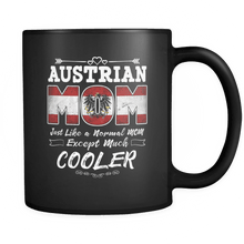 Load image into Gallery viewer, RobustCreative-Best Mom Ever is from Auria - Aurian Flag 11oz Funny Black Coffee Mug - Mothers Day Independence Day - Women Men Friends Gift - Both Sides Printed (Distressed)

