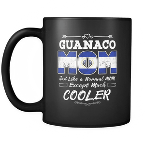 RobustCreative-Best Mom Ever is from El Salvador - Guanaco Flag 11oz Funny Black Coffee Mug - Mothers Day Independence Day - Women Men Friends Gift - Both Sides Printed (Distressed)