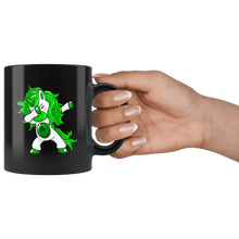 Load image into Gallery viewer, RobustCreative-Lepricorn  Dabbing Unicorn Leprechaun St Patricks Day Black 11oz Mug Gift Idea
