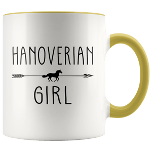 RobustCreative-Hanoverian Horse Girl Gifts Horses Lover Riding Racing - 11oz Accent Mug Riding Lover Gift Idea