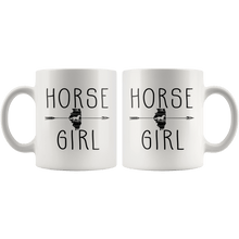 Load image into Gallery viewer, RobustCreative-Illinois Horse Girl Gifts Illinoisan Shape Country for women - 11oz White Mug Racing Lover Gift Idea
