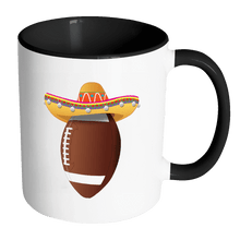 Load image into Gallery viewer, RobustCreative-Funny Football Mexican Sport - Cinco De Mayo Mexican Fiesta - No Siesta Mexico Party - 11oz Black &amp; White Funny Coffee Mug Women Men Friends Gift ~ Both Sides Printed
