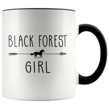 Load image into Gallery viewer, RobustCreative-Black Forest Horse Girl Gifts Horses Lover Riding Racing - 11oz Accent Mug Riding Lover Gift Idea
