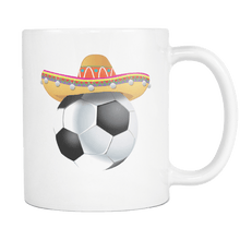 Load image into Gallery viewer, RobustCreative-Funny Soccer Ball Mexican Sport - Cinco De Mayo Mexican Fiesta - No Siesta Mexico Party - 11oz White Funny Coffee Mug Women Men Friends Gift ~ Both Sides Printed
