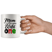 Load image into Gallery viewer, RobustCreative-Afghan Mom of the Wild One Birthday Afghanistan Flag Coffee White 11oz Mug Gift Idea
