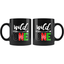 Load image into Gallery viewer, RobustCreative-Afghanistan Wild One Birthday Outfit 1 Afghan Flag Coffee Black 11oz Mug Gift Idea
