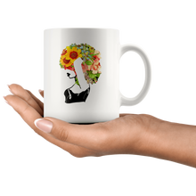 Load image into Gallery viewer, RobustCreative-Afro Natural Black Hair Kind Pride Africa - Melanin 11oz Funny White Coffee Mug - Educated Melanin Rich Skin Vintage Black Power Goddes - Friends Gift - Both Sides Printed
