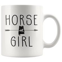 Load image into Gallery viewer, RobustCreative-Alabama Horse Girl Gifts Alabamian Shape Country for women - 11oz White Mug Riding Lover Gift Idea
