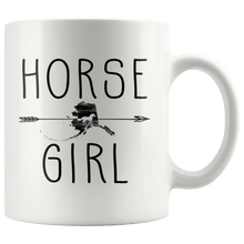 Load image into Gallery viewer, RobustCreative-Alaska Horse Girl Gifts Alaskan Shape Country for women - 11oz White Mug Racing Lover Gift Idea
