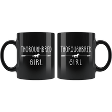 Load image into Gallery viewer, RobustCreative-Thoroughbred Horse Girl Gifts Horses Lover Riding Racing - 11oz Black Mug Racing Lover Gift Idea
