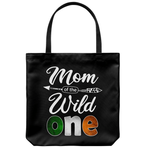 RobustCreative-Irish Mom of the Wild One Birthday Ireland Flag Tote Bag Gift Idea