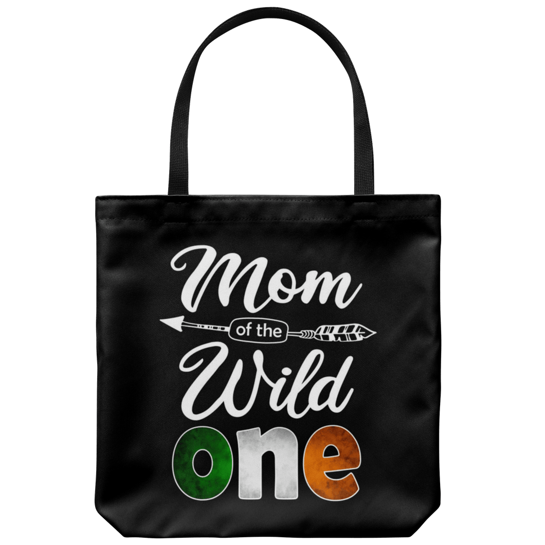 RobustCreative-Irish Mom of the Wild One Birthday Ireland Flag Tote Bag Gift Idea