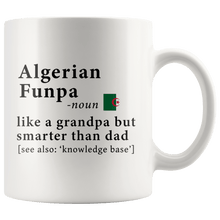 Load image into Gallery viewer, RobustCreative-Algerian Funpa Definition Algeria Flag Grandpa Day - 11oz White Mug family reunion gifts Gift Idea
