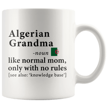 Load image into Gallery viewer, RobustCreative-Algerian Grandma Definition Algeria Flag Grandmother - 11oz White Mug family reunion gifts Gift Idea
