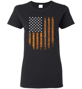 RobustCreative-American Flag Dashiki Kente Melanin Shades American Flag Dashiki Kente Womens T-shirt Gift Idea African Pride Poppin Black