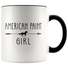 Load image into Gallery viewer, RobustCreative-American Paint Horse Girl Gifts Horses Lover Riding Racing - 11oz Accent Mug Riding Lover Gift Idea
