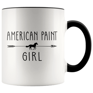 RobustCreative-American Paint Horse Girl Gifts Horses Lover Riding Racing - 11oz Accent Mug Riding Lover Gift Idea