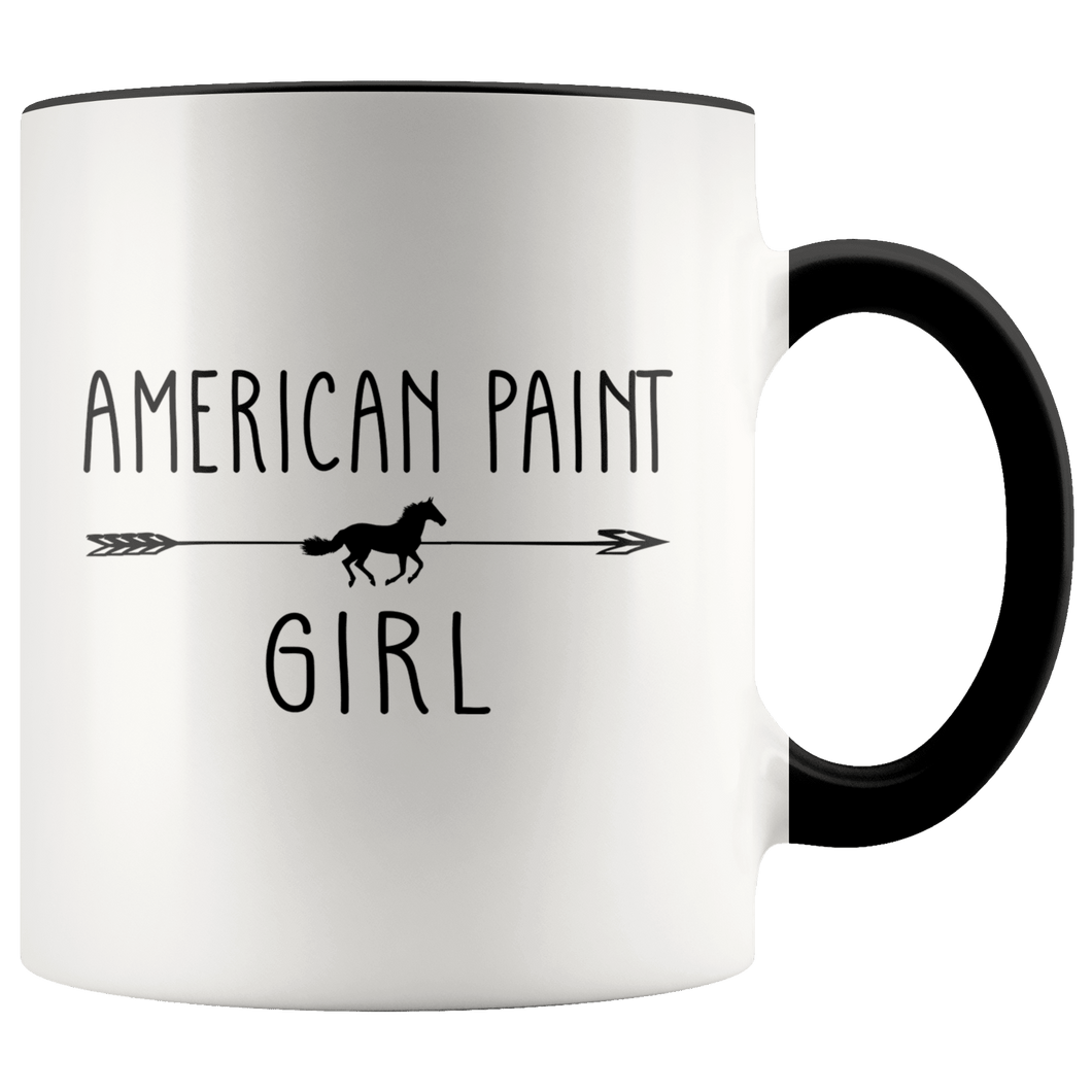 RobustCreative-American Paint Horse Girl Gifts Horses Lover Riding Racing - 11oz Accent Mug Riding Lover Gift Idea