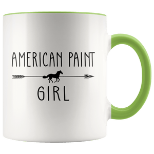 RobustCreative-American Paint Horse Girl Gifts Horses Lover Riding Racing - 11oz Accent Mug Riding Lover Gift Idea