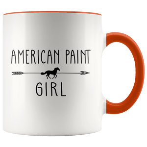 RobustCreative-American Paint Horse Girl Gifts Horses Lover Riding Racing - 11oz Accent Mug Riding Lover Gift Idea