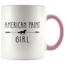 Load image into Gallery viewer, RobustCreative-American Paint Horse Girl Gifts Horses Lover Riding Racing - 11oz Accent Mug Riding Lover Gift Idea
