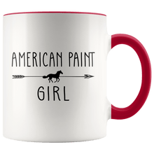 Load image into Gallery viewer, RobustCreative-American Paint Horse Girl Gifts Horses Lover Riding Racing - 11oz Accent Mug Riding Lover Gift Idea
