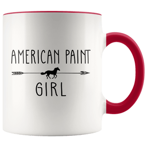 RobustCreative-American Paint Horse Girl Gifts Horses Lover Riding Racing - 11oz Accent Mug Riding Lover Gift Idea