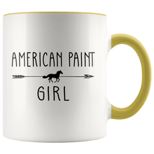 Load image into Gallery viewer, RobustCreative-American Paint Horse Girl Gifts Horses Lover Riding Racing - 11oz Accent Mug Riding Lover Gift Idea
