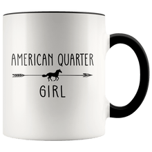 Load image into Gallery viewer, RobustCreative-American Quarter Horse Girl Gifts Horses Lover Riding Racing - 11oz Accent Mug Racing Lover Gift Idea
