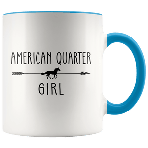 RobustCreative-American Quarter Horse Girl Gifts Horses Lover Riding Racing - 11oz Accent Mug Racing Lover Gift Idea