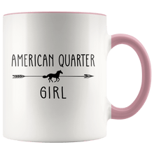 Load image into Gallery viewer, RobustCreative-American Quarter Horse Girl Gifts Horses Lover Riding Racing - 11oz Accent Mug Racing Lover Gift Idea
