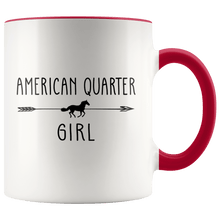 Load image into Gallery viewer, RobustCreative-American Quarter Horse Girl Gifts Horses Lover Riding Racing - 11oz Accent Mug Racing Lover Gift Idea
