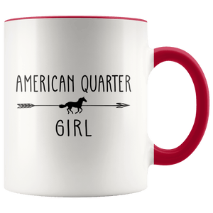 RobustCreative-American Quarter Horse Girl Gifts Horses Lover Riding Racing - 11oz Accent Mug Racing Lover Gift Idea