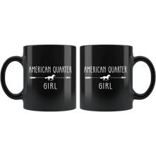 Load image into Gallery viewer, RobustCreative-American Quarter Horse Girl Gifts Horses Lover Riding Racing - 11oz Black Mug Racing Lover Gift Idea
