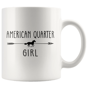 RobustCreative-American Quarter Horse Girl Gifts Horses Lover Riding Racing - 11oz White Mug Racing Lover Gift Idea