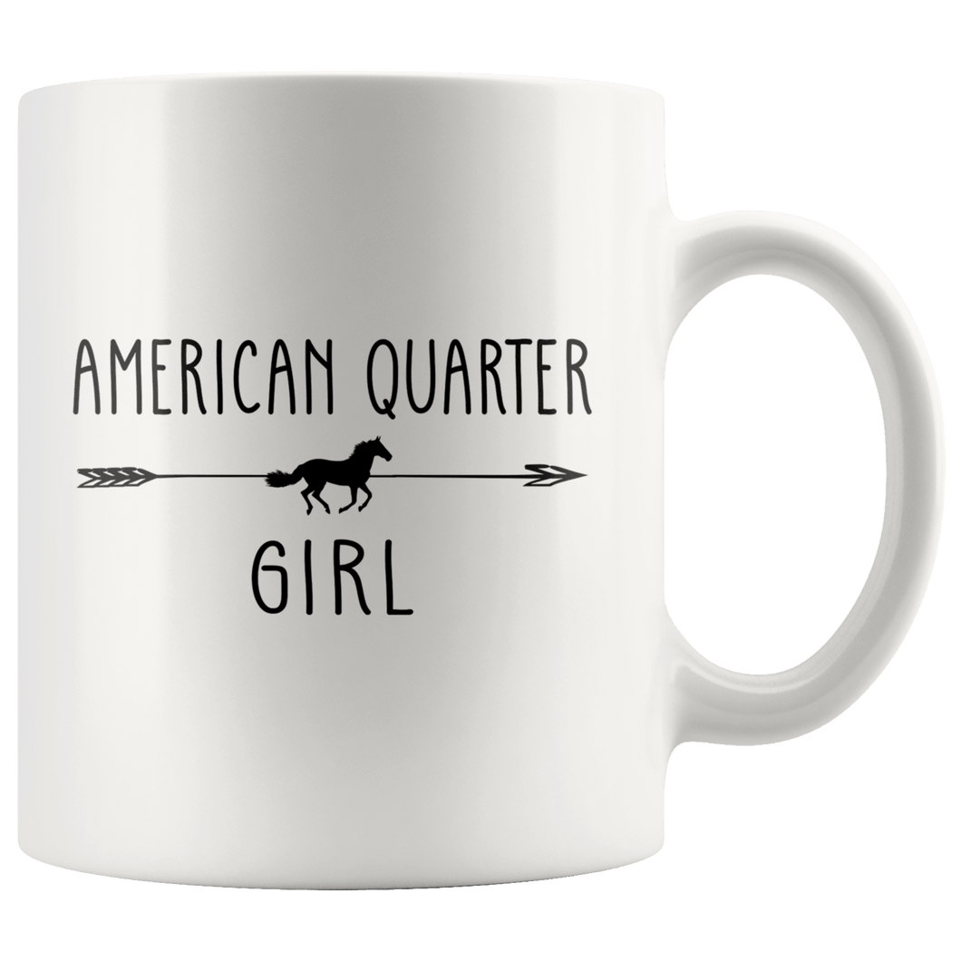 RobustCreative-American Quarter Horse Girl Gifts Horses Lover Riding Racing - 11oz White Mug Racing Lover Gift Idea