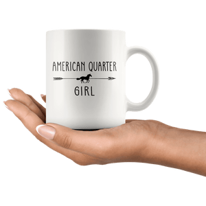 RobustCreative-American Quarter Horse Girl Gifts Horses Lover Riding Racing - 11oz White Mug Racing Lover Gift Idea