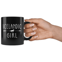 Load image into Gallery viewer, RobustCreative-Icelandic Horse Girl Gifts Horses Lover Riding Racing - 11oz Black Mug Riding Lover Gift Idea
