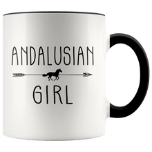 Load image into Gallery viewer, RobustCreative-Andalusian Horse Girl Gifts Horses Lover Riding Racing - 11oz Accent Mug Racing Lover Gift Idea
