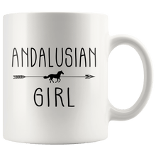 Load image into Gallery viewer, RobustCreative-Andalusian Horse Girl Gifts Horses Lover Riding Racing - 11oz White Mug Racing Lover Gift Idea
