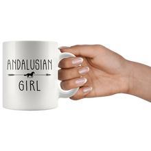 Load image into Gallery viewer, RobustCreative-Andalusian Horse Girl Gifts Horses Lover Riding Racing - 11oz White Mug Racing Lover Gift Idea
