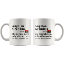 Load image into Gallery viewer, RobustCreative-Angolan Grandma Definition Angola Flag Grandmother - 11oz White Mug family reunion gifts Gift Idea
